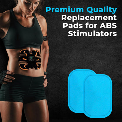 2 PCS Abdominal Gel Pads For Muscle Stimulation
