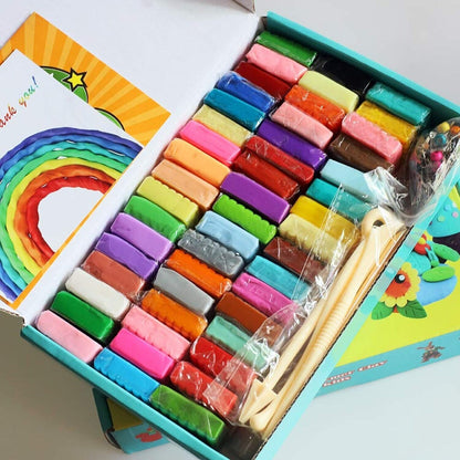 Polymer Clay Starter Kit, 50 Colors