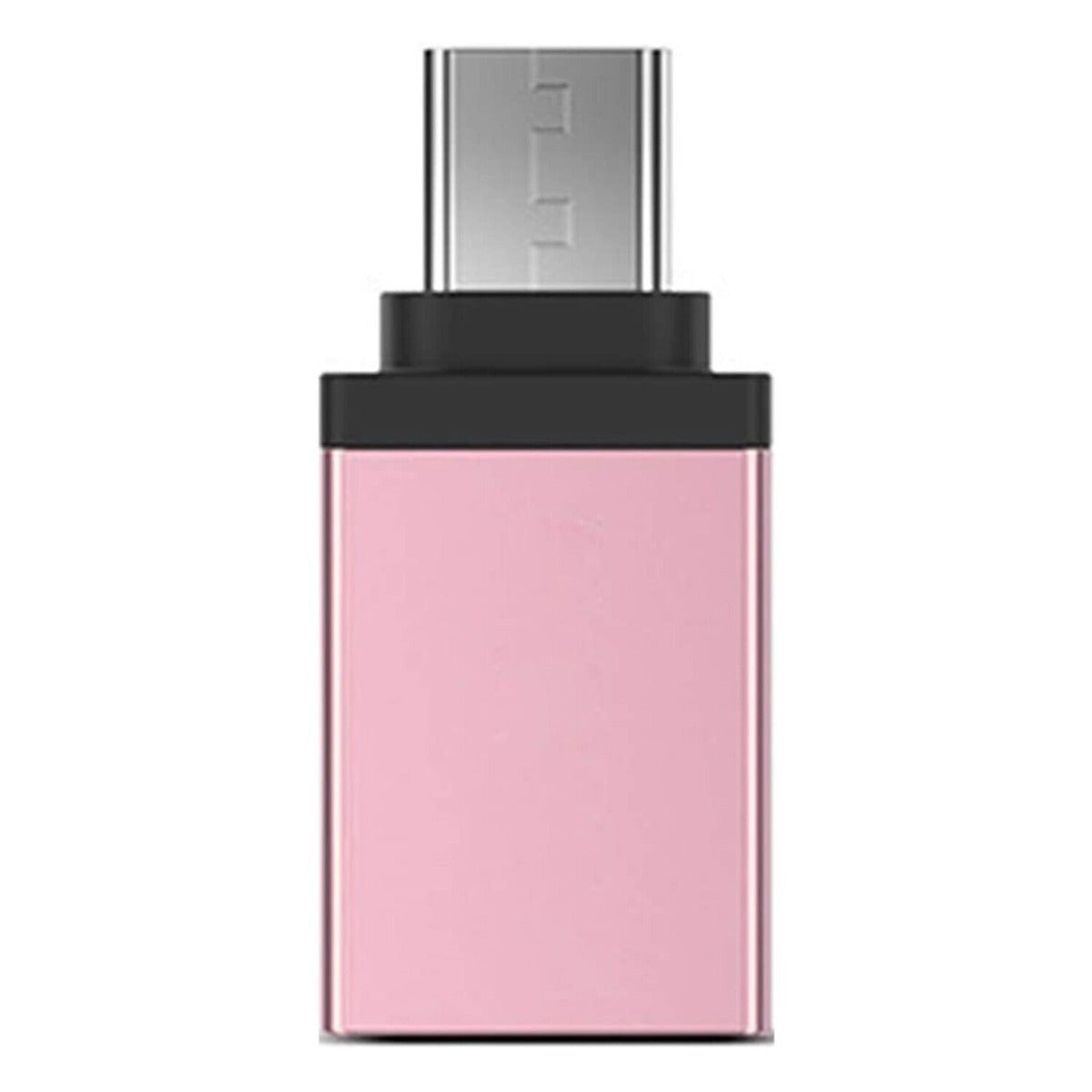 Type C Male to USB 3.0 A Female OTG USB-C Adapter -Rose Gold