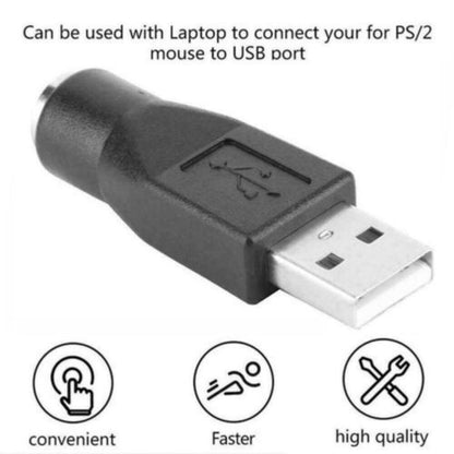 PS/2 Female to USB 2.0 Male