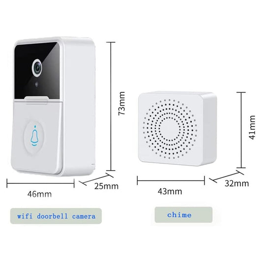 Smart Wireless WiFi Security Doorbell Ring Bell Chime
