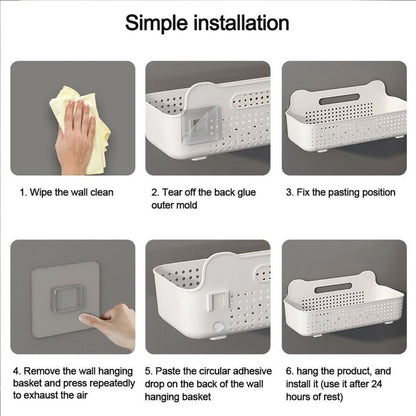 1pcs Toilet Wall Storage Rack