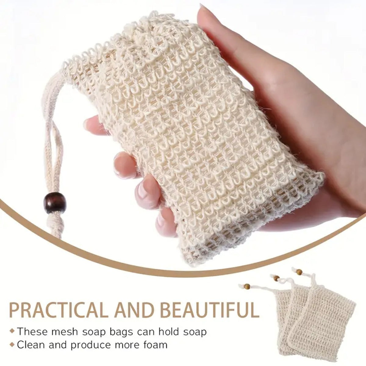 Exfoliating Soap Saver Pouch