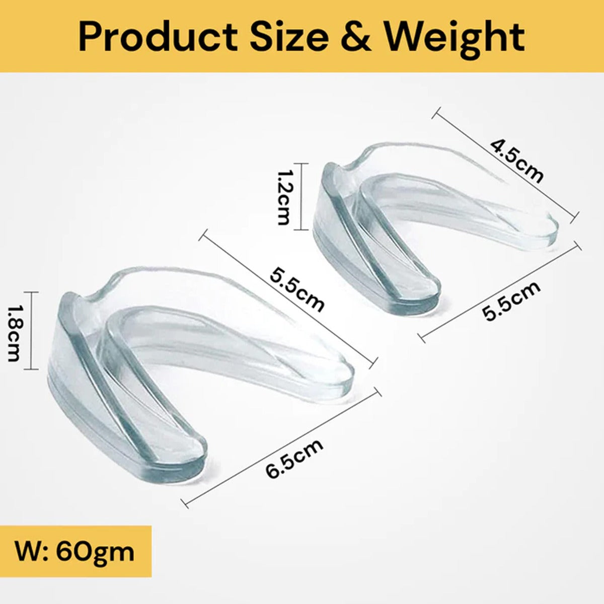 2Pcs Dental Mouth Guards