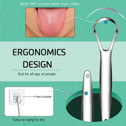 Stainless Steel Tongue Scraper Cleaner