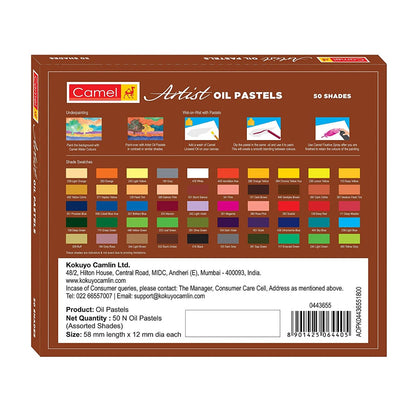 Artist Oil Pastels 50 Shades