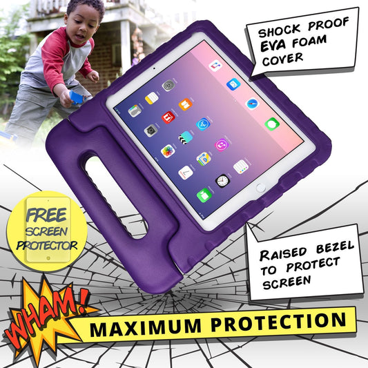 Tablet Kids Case - MINI 1/2/3/4 PINK/PURPLE-Purple-Series 2/3/4