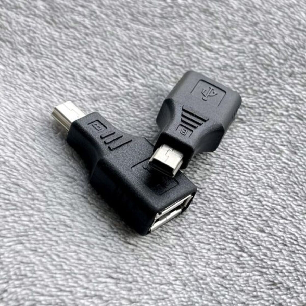 USB 2.0 Type A Female to Mini USB 5-Pin Type B Male Adapter