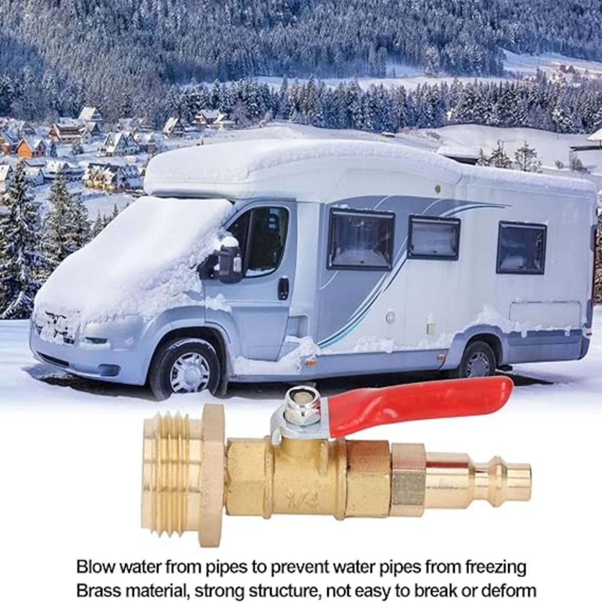 RV Water Hose Winterizing Adapter