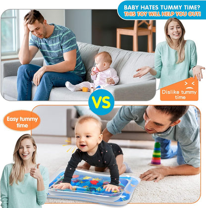 Baby Tummy Water Mat-Blue