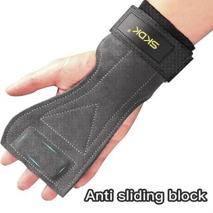 1 pair, Durable Cowhide Palm Guards for Fitness Equipment