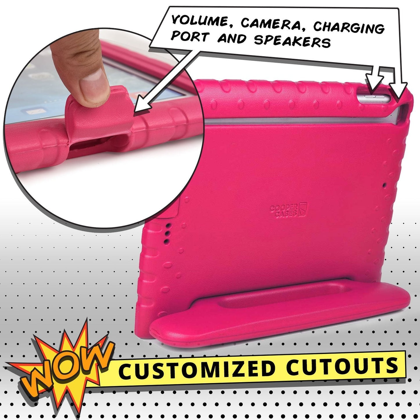 Tablet Kids Case - MINI 1/2/3/4 PINK/PURPLE-Pink-Series 2/3/4