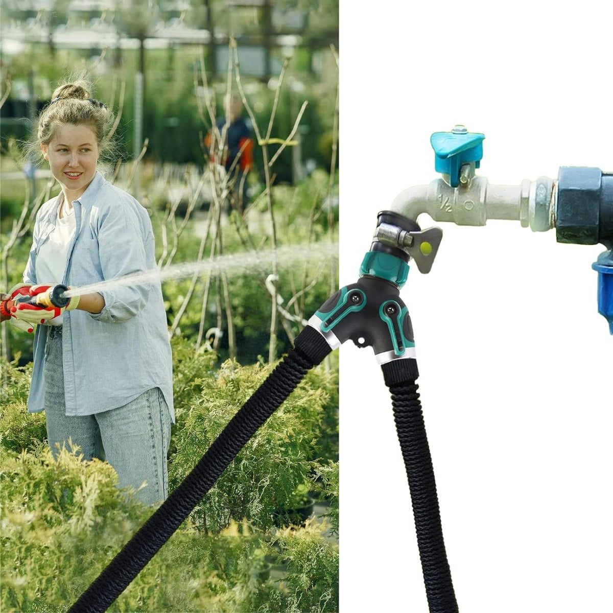 Y-shape Hose Splitter Garden Hose Supplies