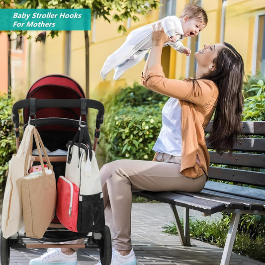 Cart Hooks, Portable Stroller Hooks (BLACK COLOR)