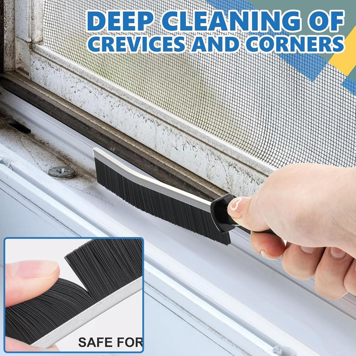 Household Crevice Cleaning Brush