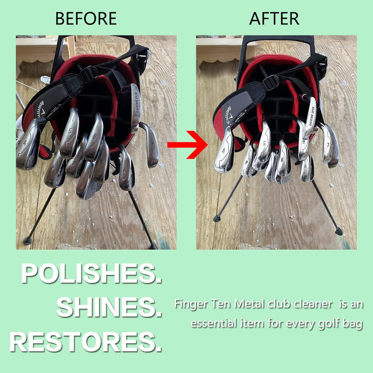 Golf Club Cleaning Buffing Paste Set