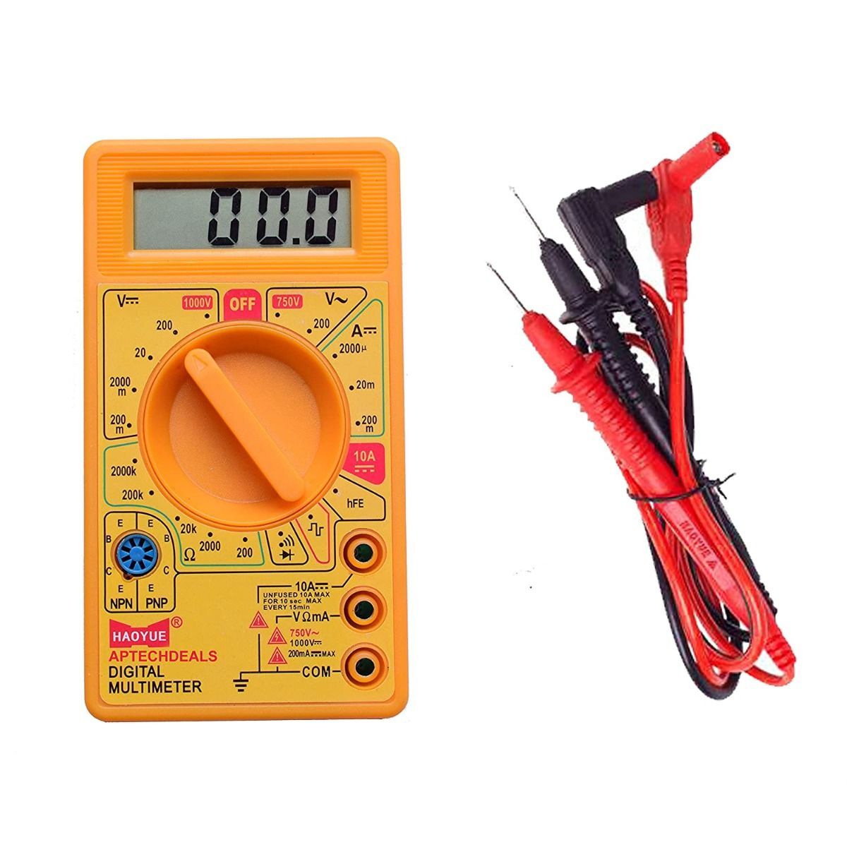 Digital LCD Multimeter Voltmeter Ohmmeter Ammeter