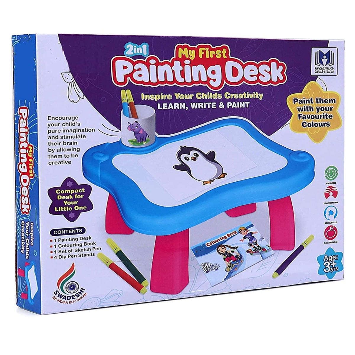 2 in 1 My First Painting Desk