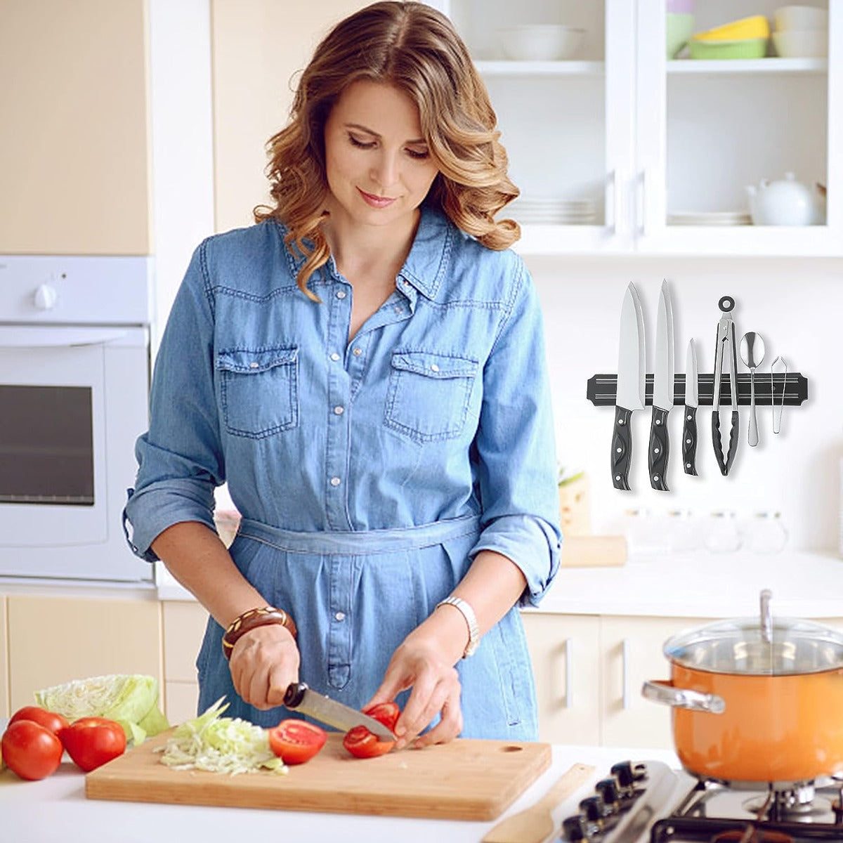 21.6 “ Wall Mount Magnetic Knife Holder