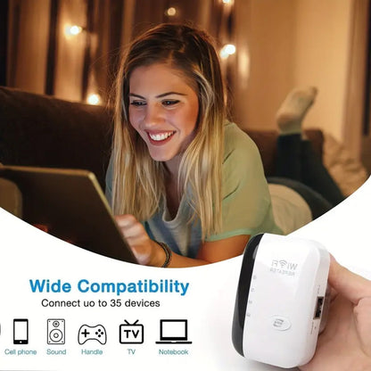 2.4G WiFi Range Extender 300Mbps Wireless Repeater