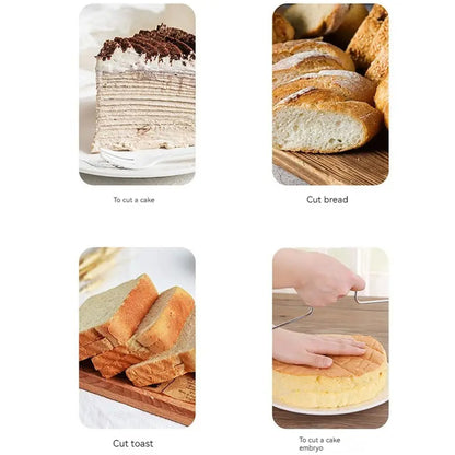 2-Wire Layer Cake Cutter Slicer Leveler