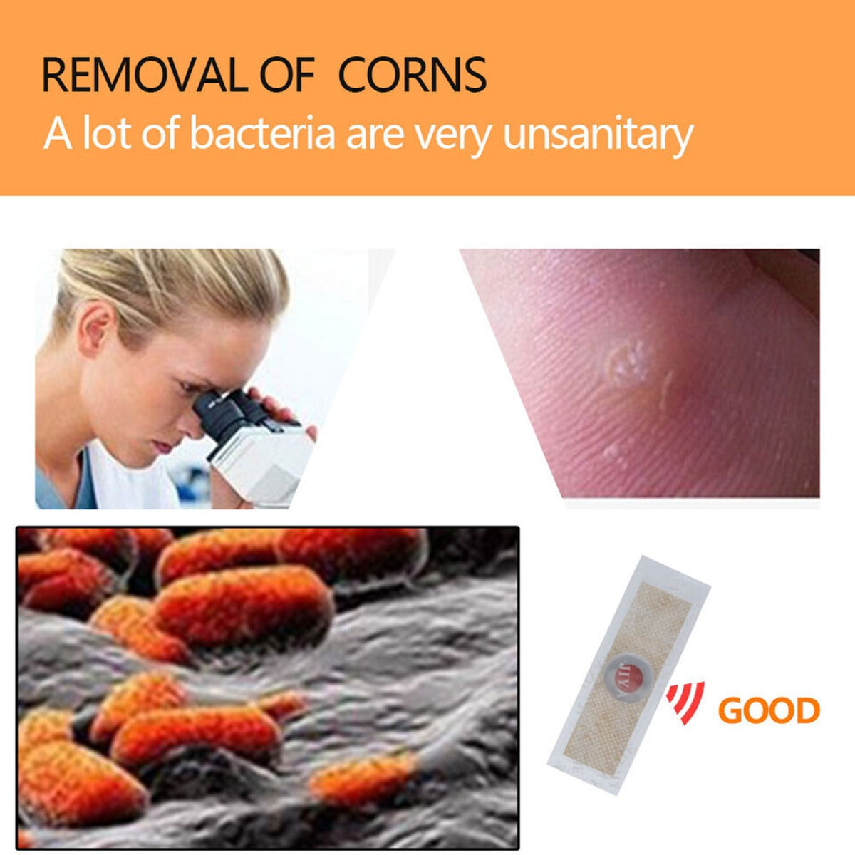 6Pcs Corn Remover Pads With tool