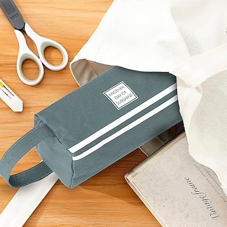 Pencil Case Pen Holder With Zipper Multi-purpose Bag