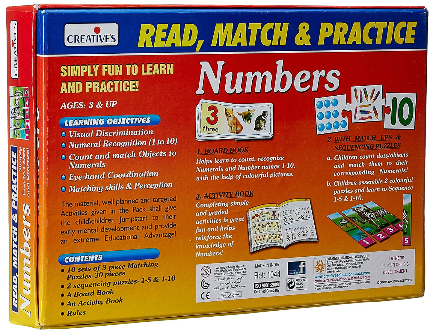 Read Match & Practice - Numbers Board Book