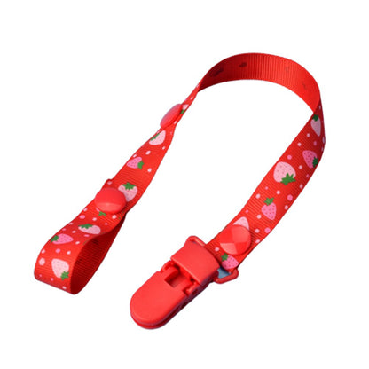 baby clip pacifier holder-Red