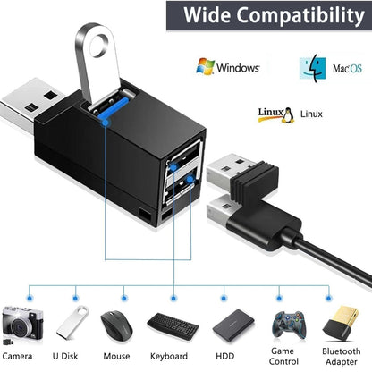 3 Port Usb Hub 3.0 Extender