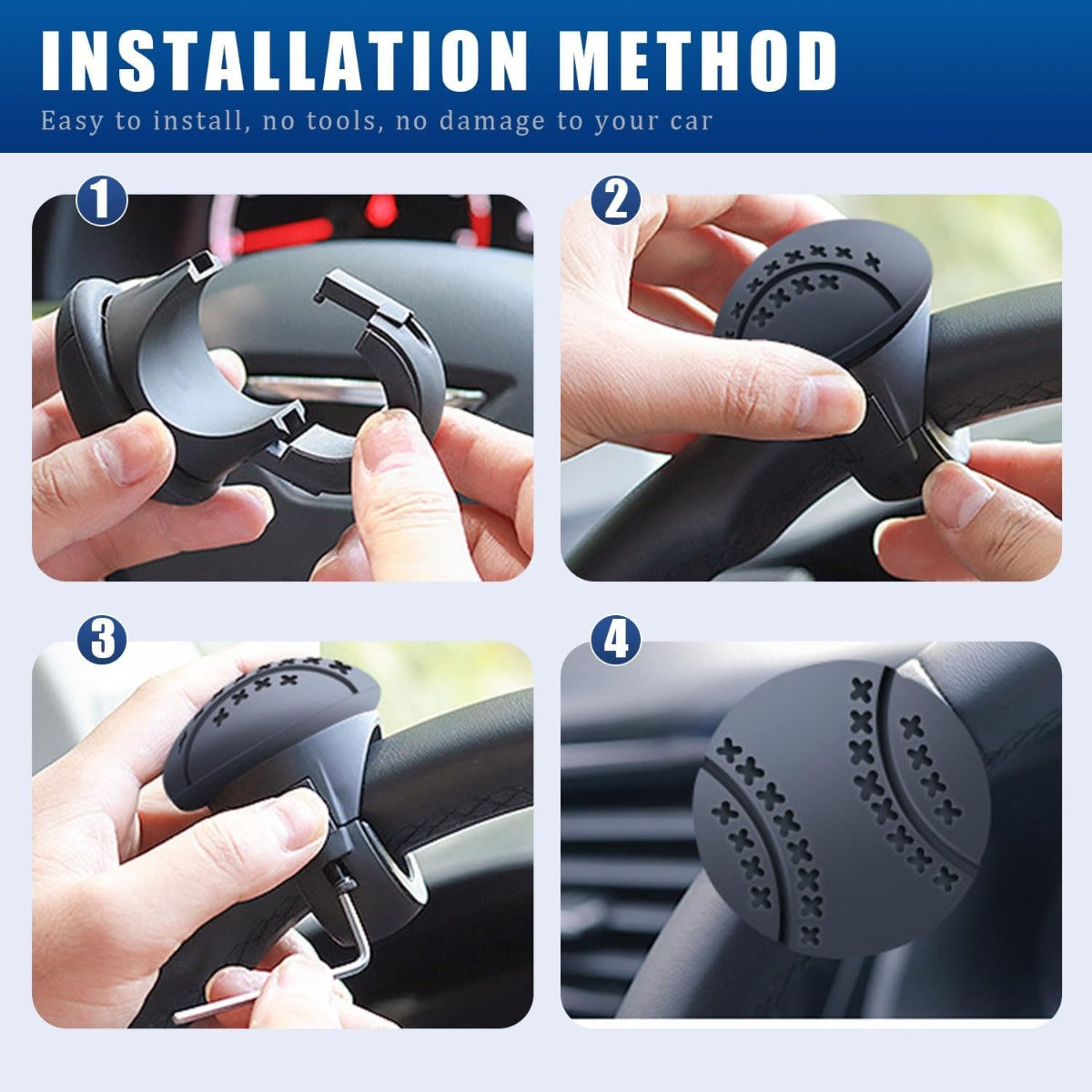 Silicone Steering Wheel Knob