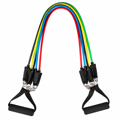 11Pcs Latex Resistance Bands