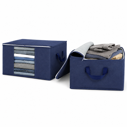 Foldable Clothes Storage Bags with Zipper