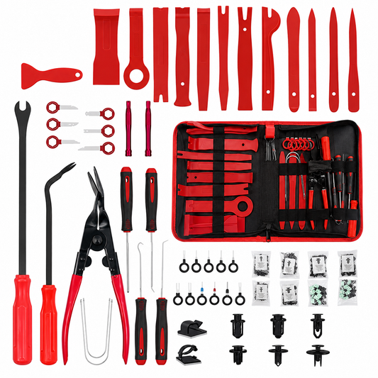 200 Pcs Auto Trim & Panel Removal Tool Kit with Retainer Clips