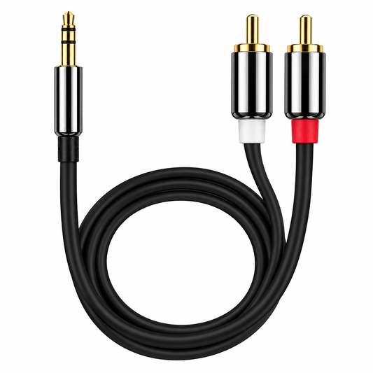 2 AV to 3.5 mm AUX Cable - 1 Meter