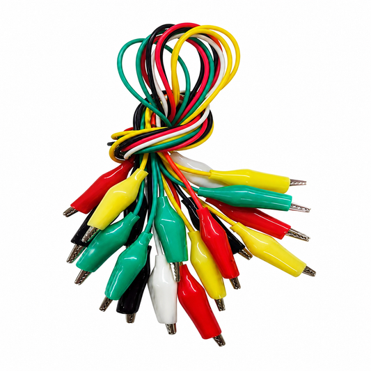 10pcs Alligator Clips Electrical DIY Test Leads