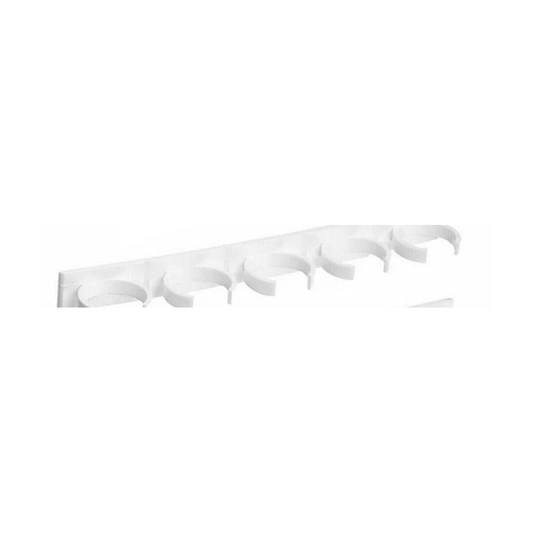 Spice Jar Clips 4PCS White Adhesive Rack Holder Cabinet Door Wall Mount Pantry