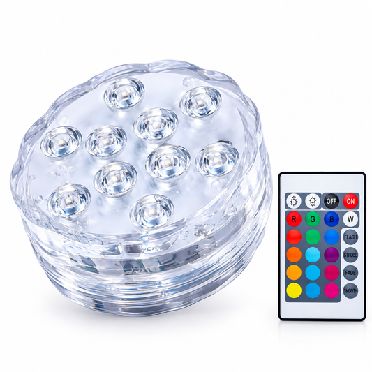 Led Lights Waterproof Multi-color Battery Remote Control