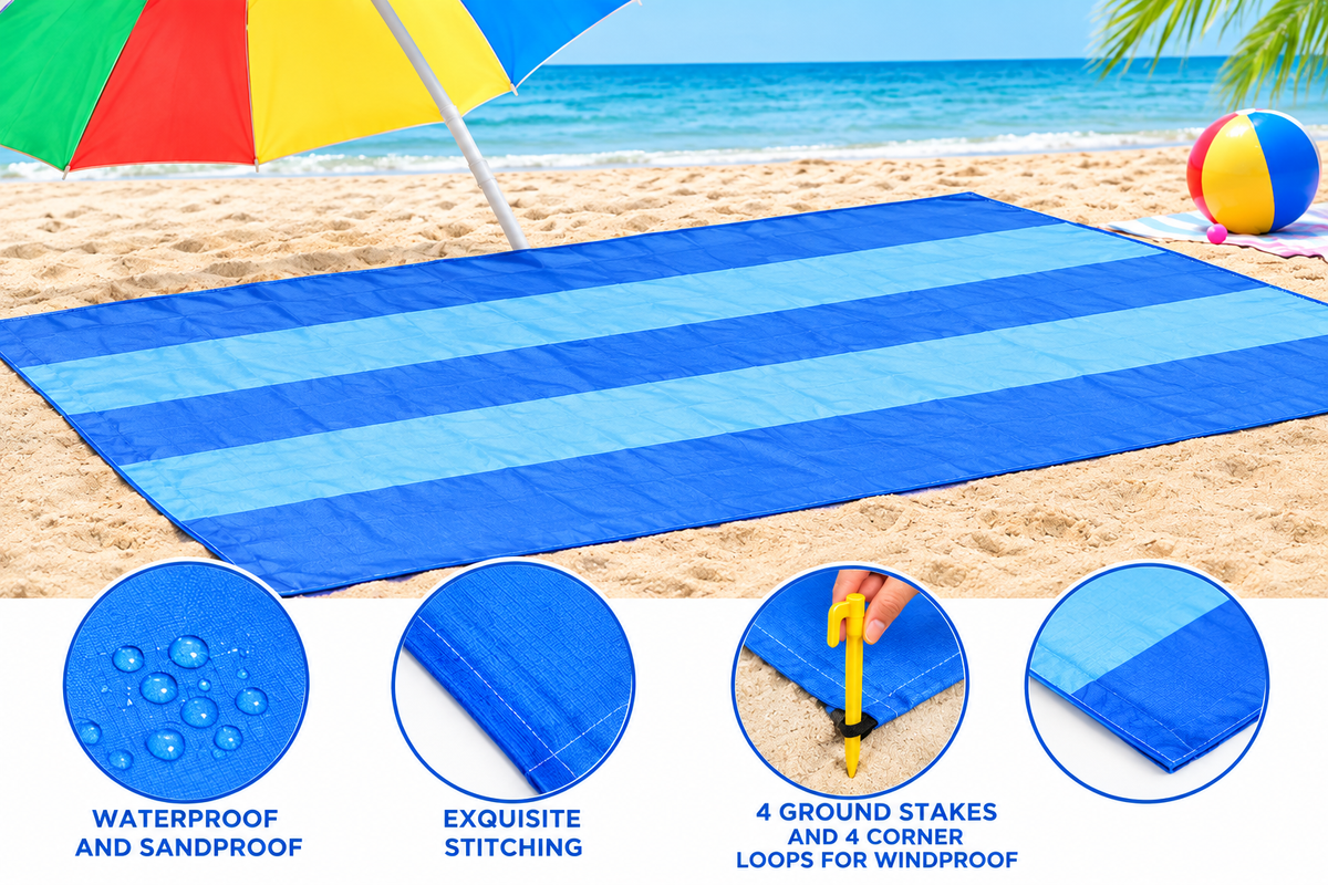 Waterproof Sandproof Beach Mat