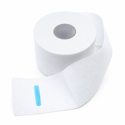 Disposable Barber Neck Strips For Hair Cutting, Salon WHITE 5 Roll/Pack