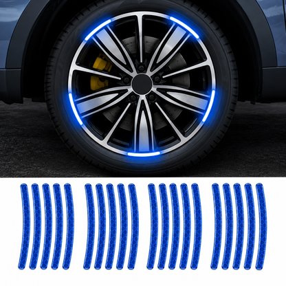 Car Wheel Hub Reflective Sticker