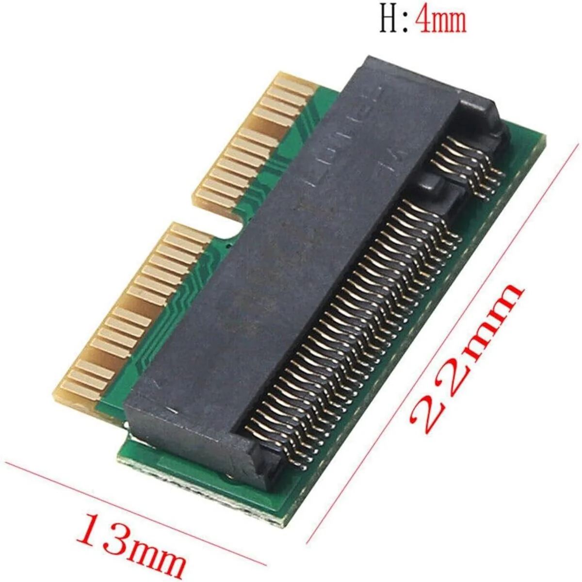 M.2 NVME/AHCI SSD Convert Adapter (Mid 2013 to 2017 Ultra-Thin Laptops)