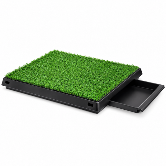 Dog Potty Tray with one Grass mat