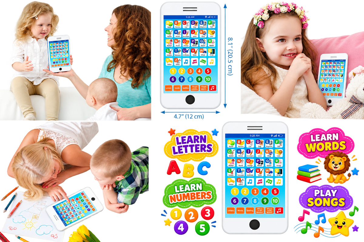 Educational Learning Tablet Toy, ABC & Numbers