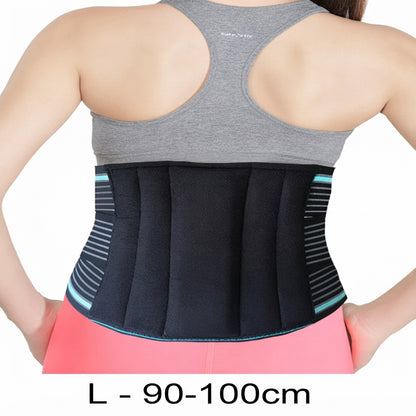 Back Support Belt With Adjustable Straps-L