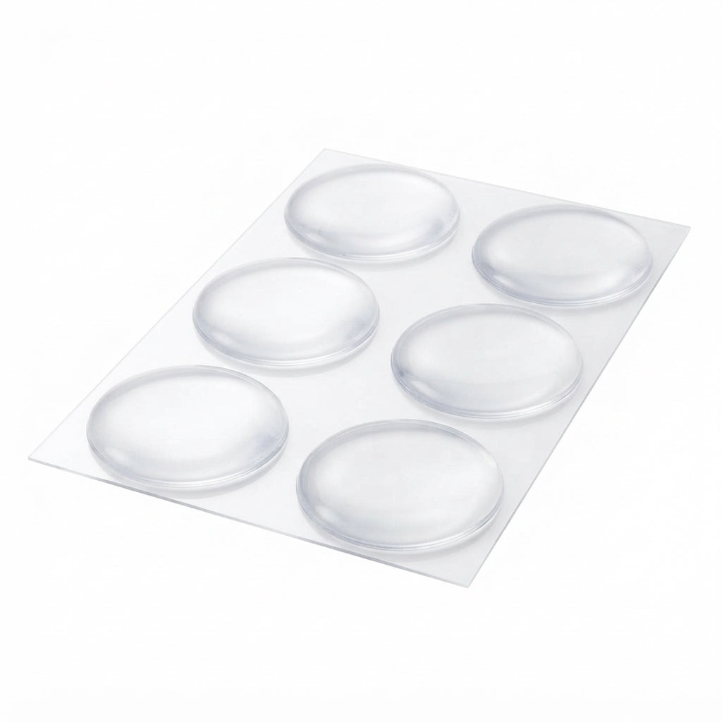6pcs Clear Silicone Door Stoppers