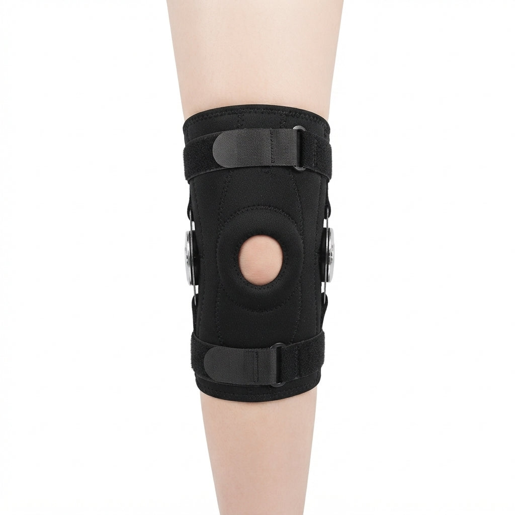 Double Metal Full Knee Support