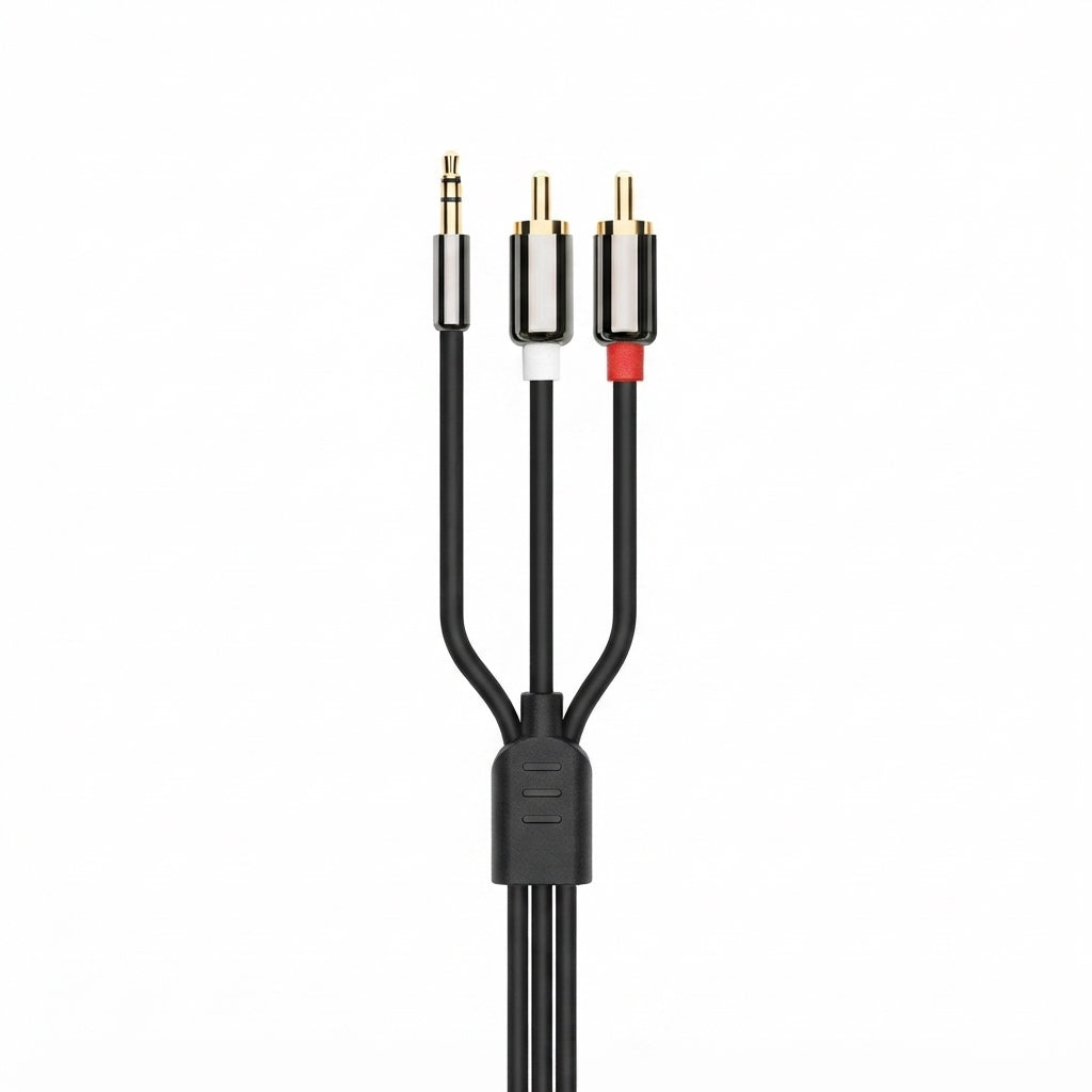 2 RCA to 3.5 mm AUX Cable - 5 Meter
