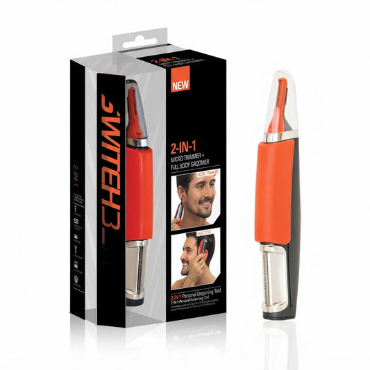 2 in 1 Head to Toe Body Groomer Trimmer for Men