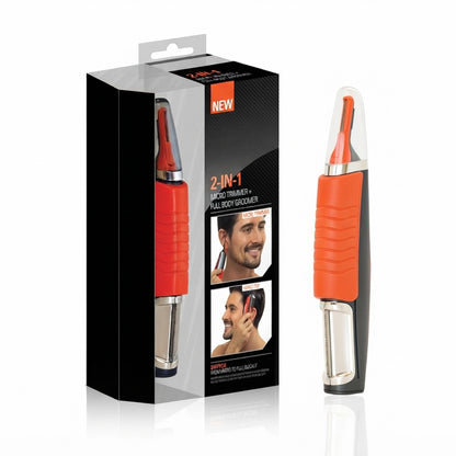 2 in 1 Head to Toe Body Groomer Trimmer for Men